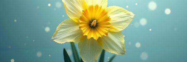 Narcyz żonkil, Kwiat, Rozkwitnięty