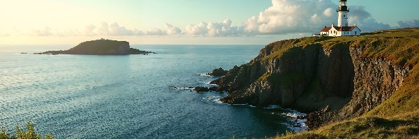 Wybrzeże, Klif, Latarnia morska, Morze