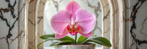 Różowy, Storczyk, Kwiat