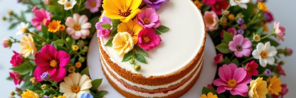 Kwiaty, Lukier, Ciastko