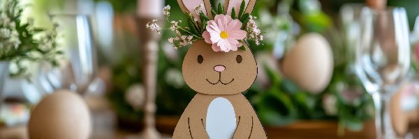 Kwiat, Zajączek, Wielkanoc