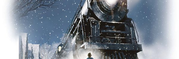 Ekspres polarny, The Polar Express, pociąg, śnieg