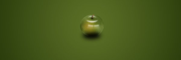 Zielone, Owoc, Tło, Jabłko