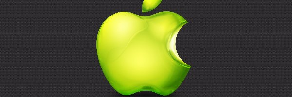 Apple, Logo, Zielone
