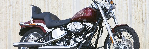 Rama, Stalowa, Harley Davidson Softail Custom