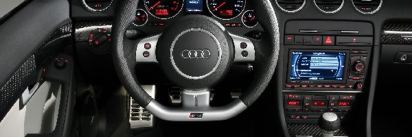 RS4, Audi, Kierownica