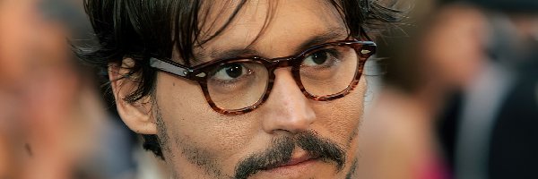 broda, okulary, Johnny Depp