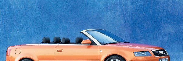 Pomarańczowe, Cabrio, Audi A4
