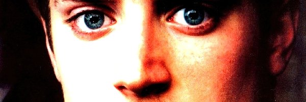 twarz, niebieskie oczy, Elijah Wood