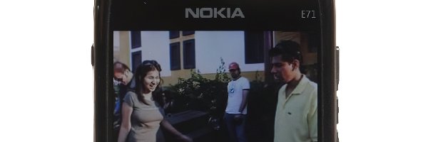 Srebrny, Wyświetlacz, Nokia E71