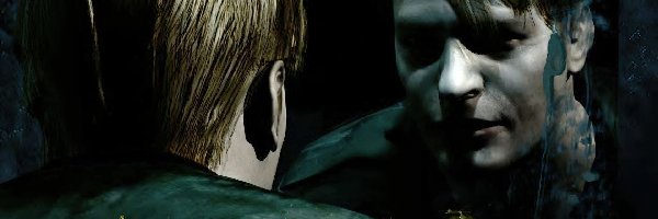 mężczyzna, Silent Hill 2, twarz, lustro