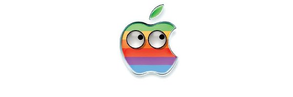 Logo, Oczy, Apple, Kolorowe
