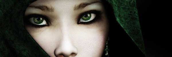Oczy, Zielone, Kobieta