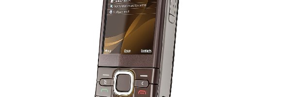 Nokia 6720, Brązowa, Przód, Bok