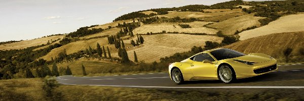Droga, Ferrari, Żółte