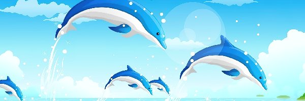 Delfiny, Skaczące