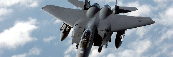 Myśliwiec, Chmury, F-16, Samolot