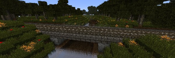 Most, Rzeka, Minecraft