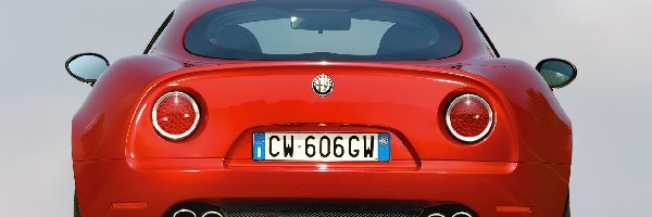 Tył, Alfa Romeo 8C